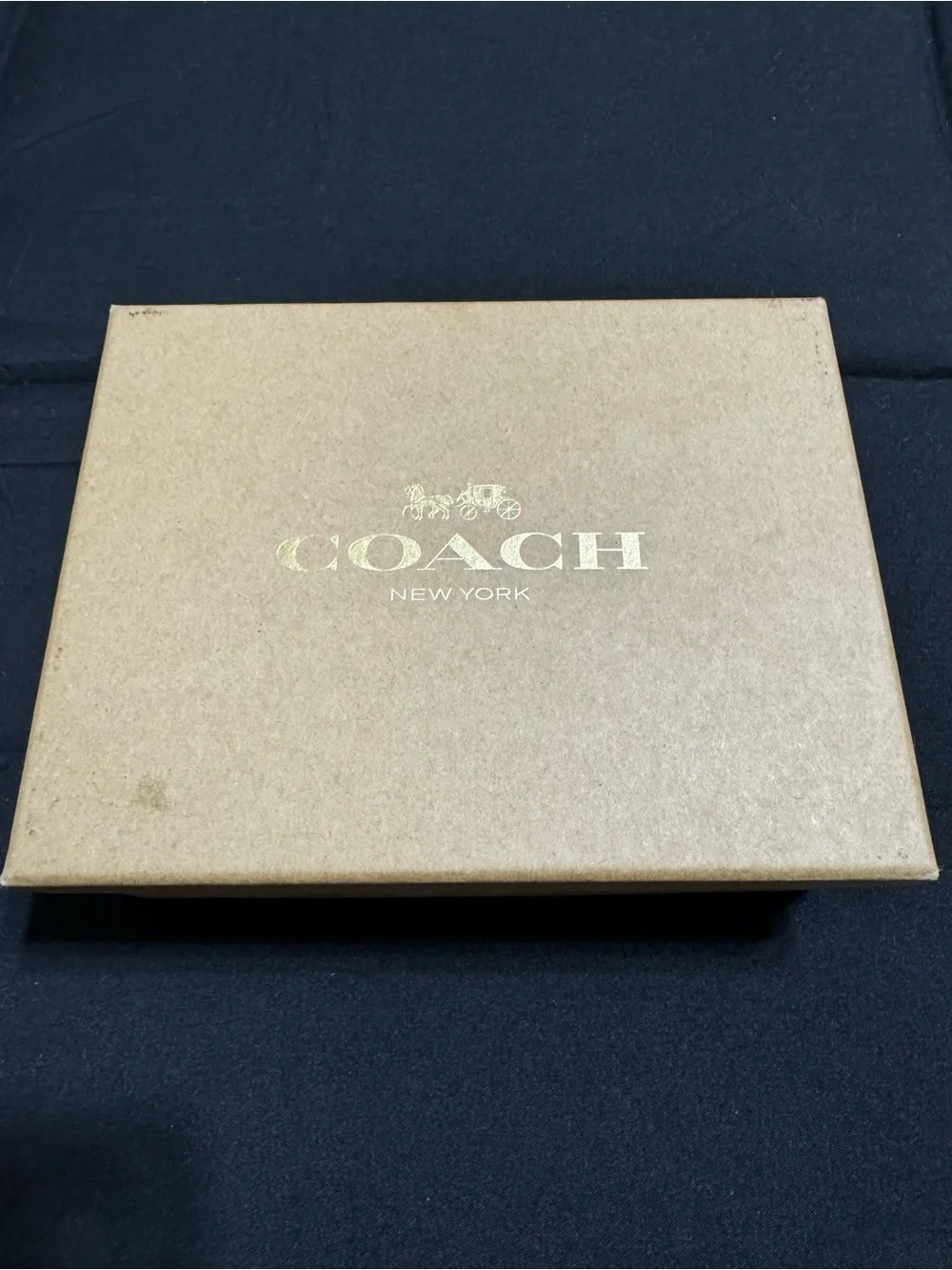 Coach Metallic Signature Zip-Around Wallet in Bronze Gold